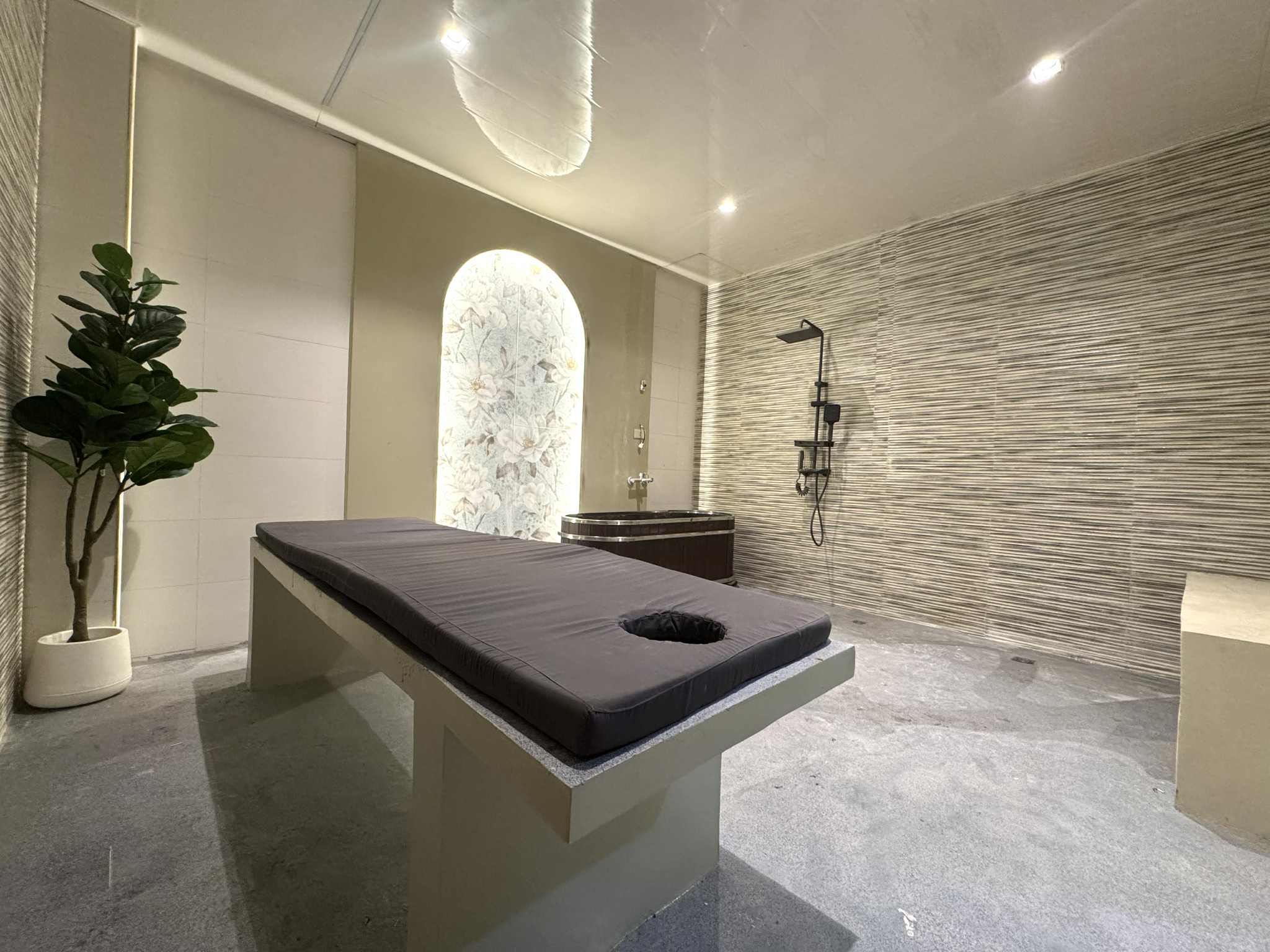 Relaxation Area with Candles